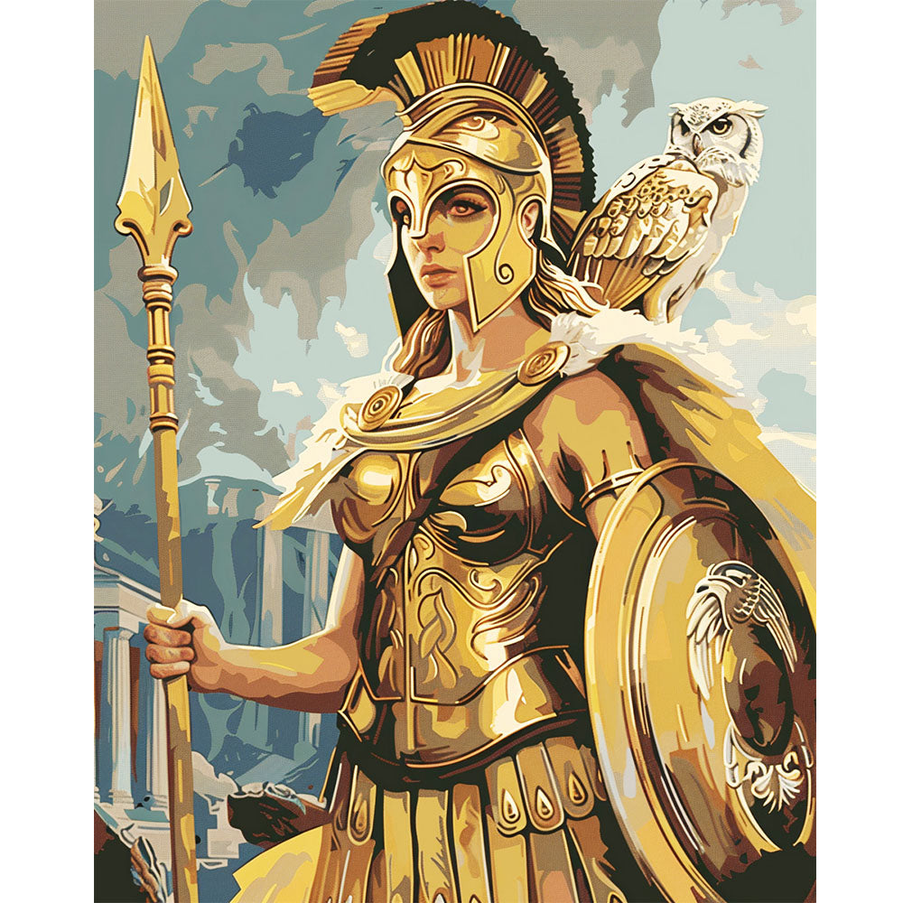 Aegis der Weisheit - Malen nach Zahlen