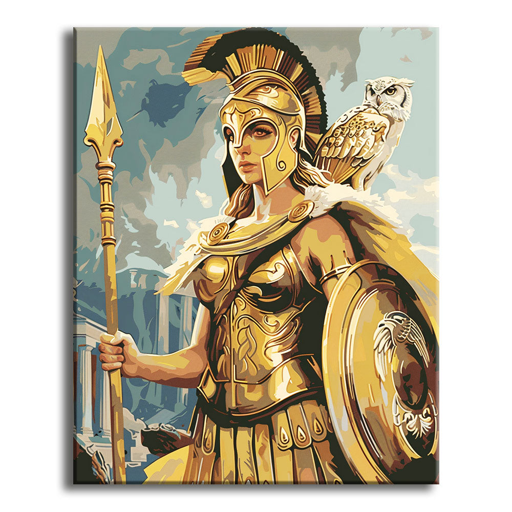 Aegis der Weisheit - Malen nach Zahlen