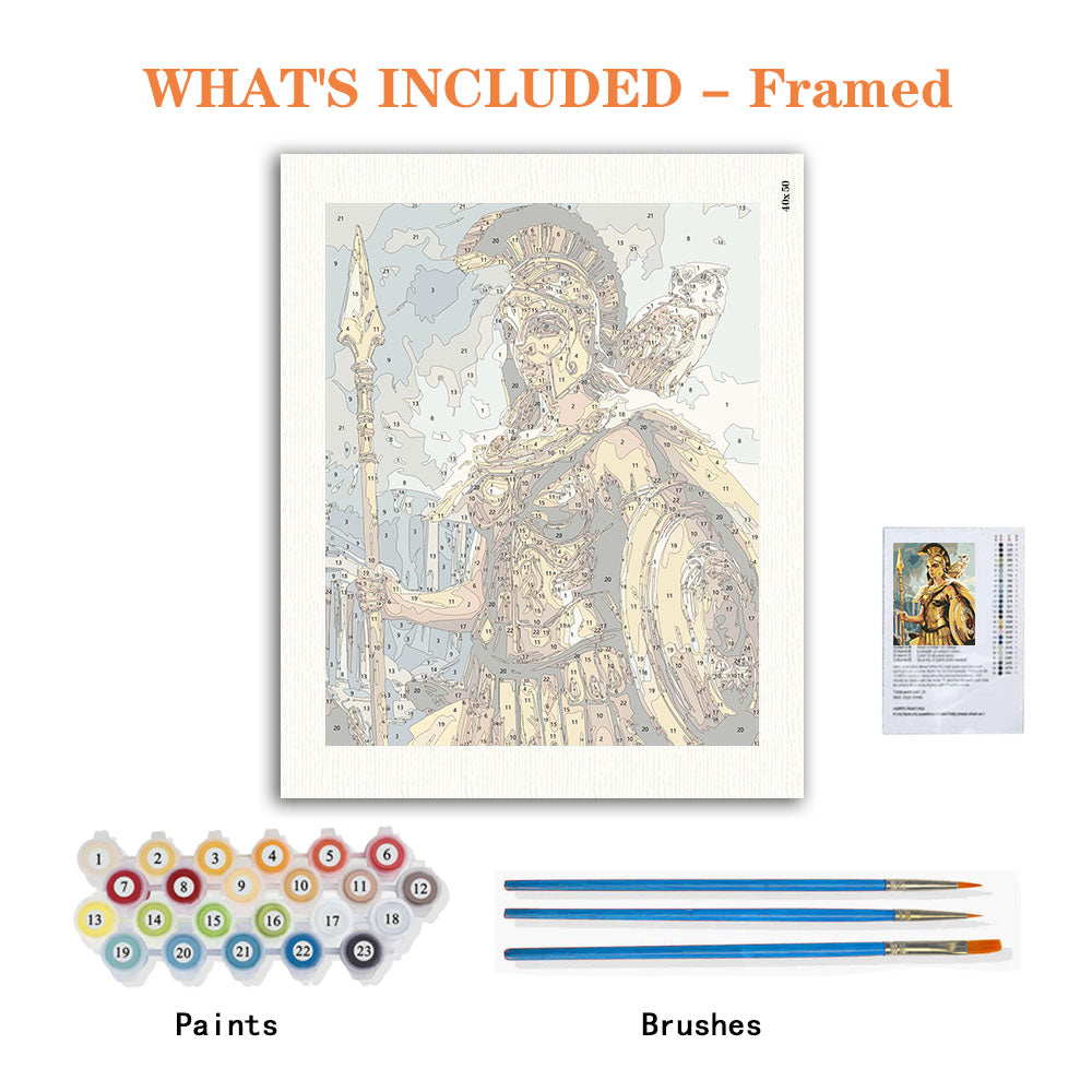 Aegis der Weisheit - Malen nach Zahlen