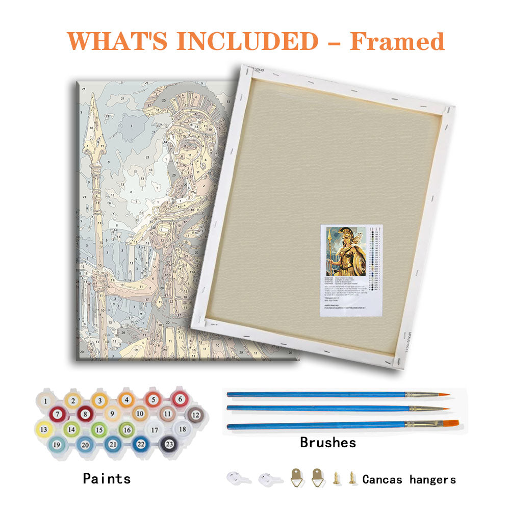 Aegis der Weisheit - Malen nach Zahlen