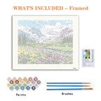 Alpenblüte – Malen nach Zahlen