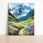 Alpenblüte - Malen nach Zahlen