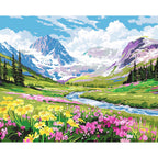 Alpenblüte – Malen nach Zahlen