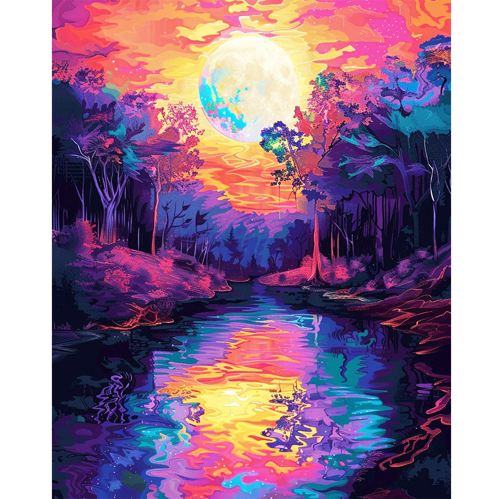 Astraler Fluss - Malen nach Zahlen