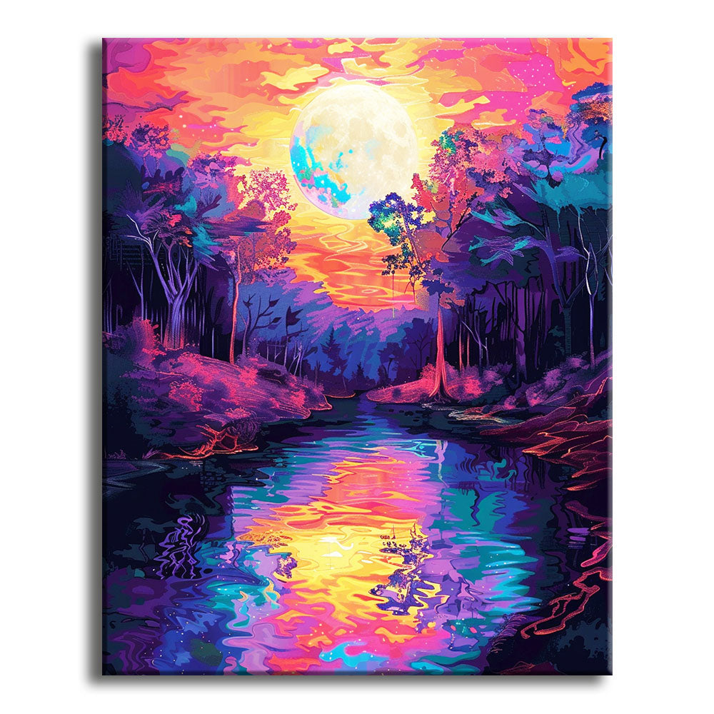 Astraler Fluss - Malen nach Zahlen