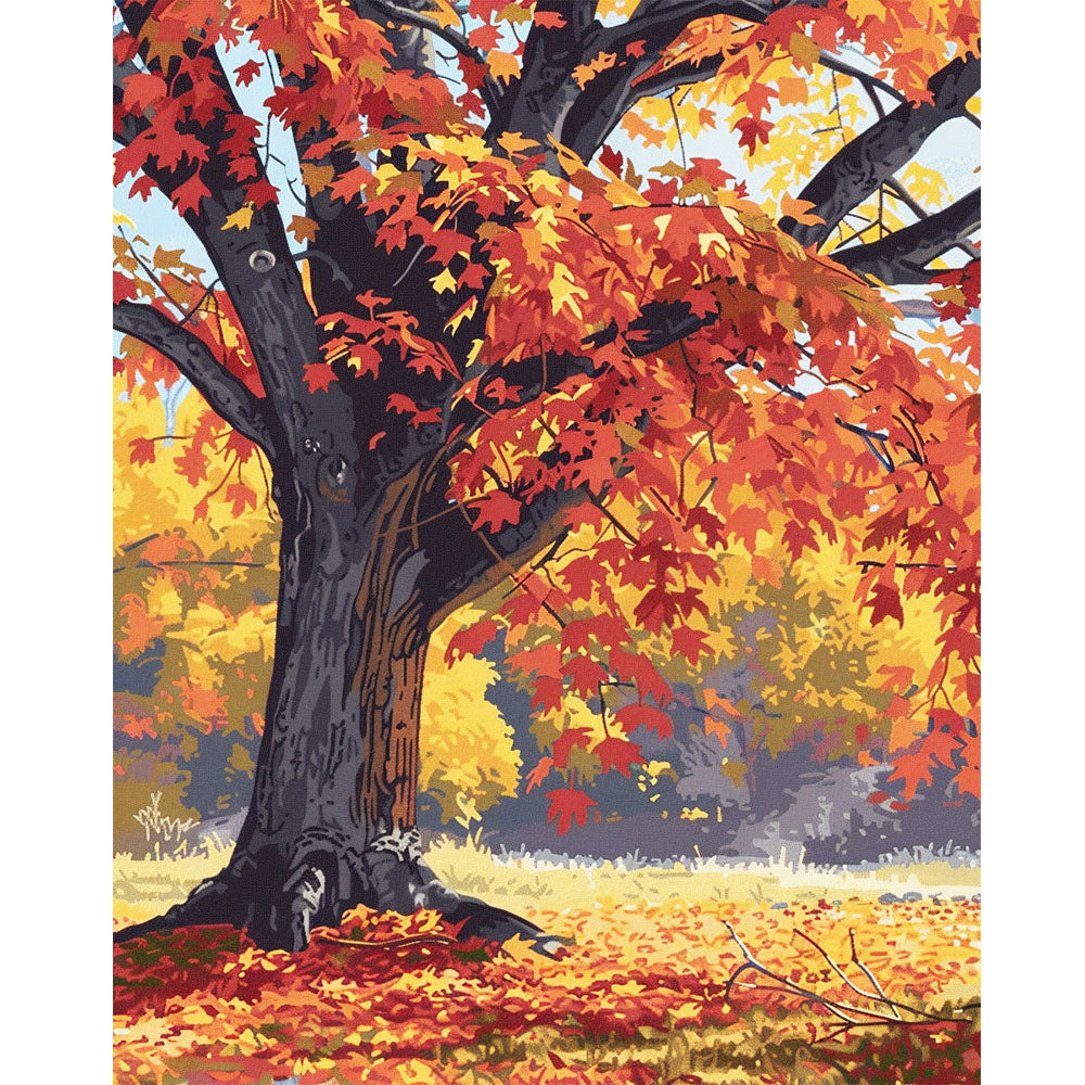 Herbst-Monarch - Malen nach Zahlen