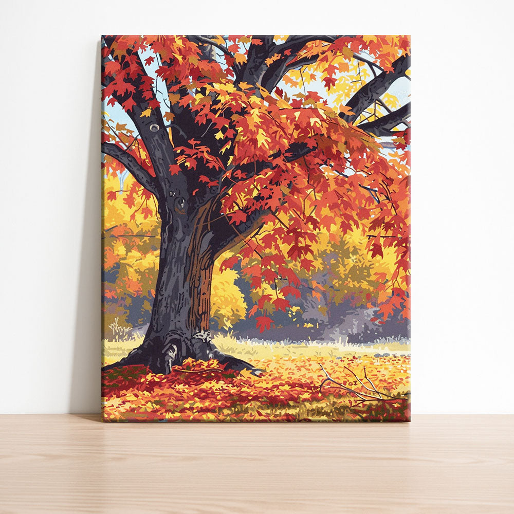 Herbst-Monarch - Malen nach Zahlen