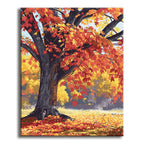 Herbst-Monarch - Malen nach Zahlen