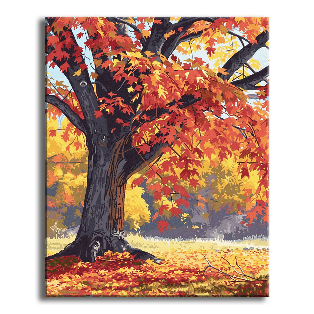 Herbst-Monarch - Malen nach Zahlen