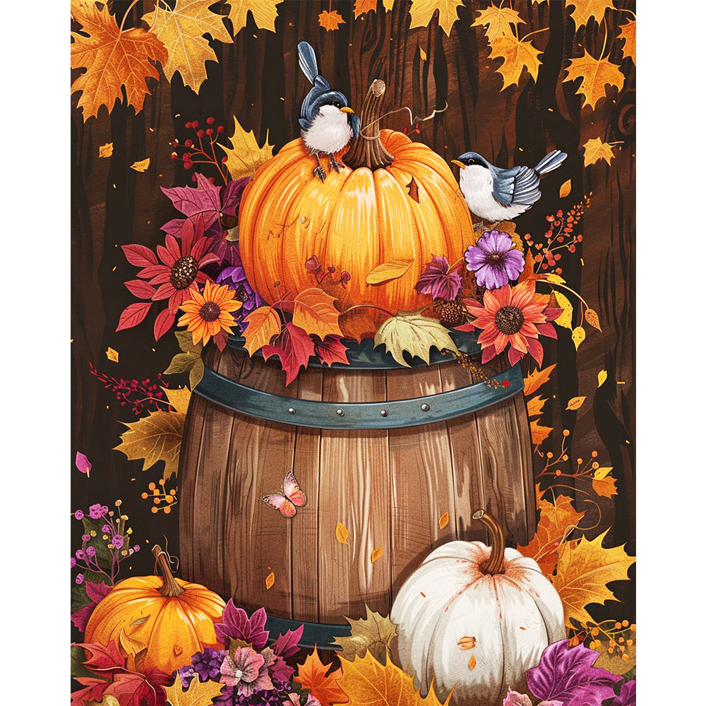 Autumn's Gentle Bounty – Malen nach Zahlen