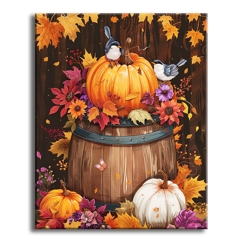 Autumn's Gentle Bounty – Malen nach Zahlen