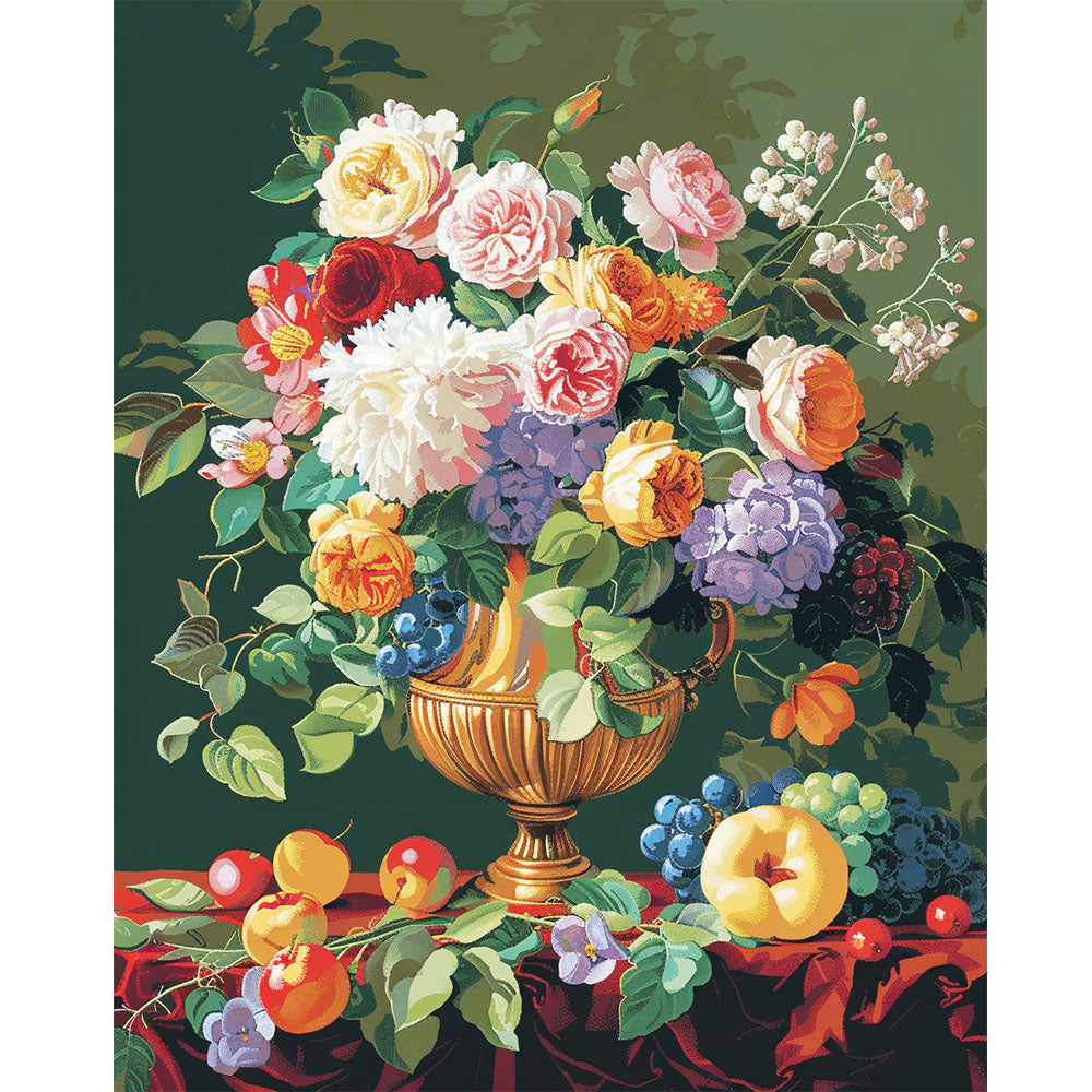 Barocke Fülle - Malen nach Zahlen