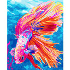 Betta-Glut - Malen nach Zahlen
