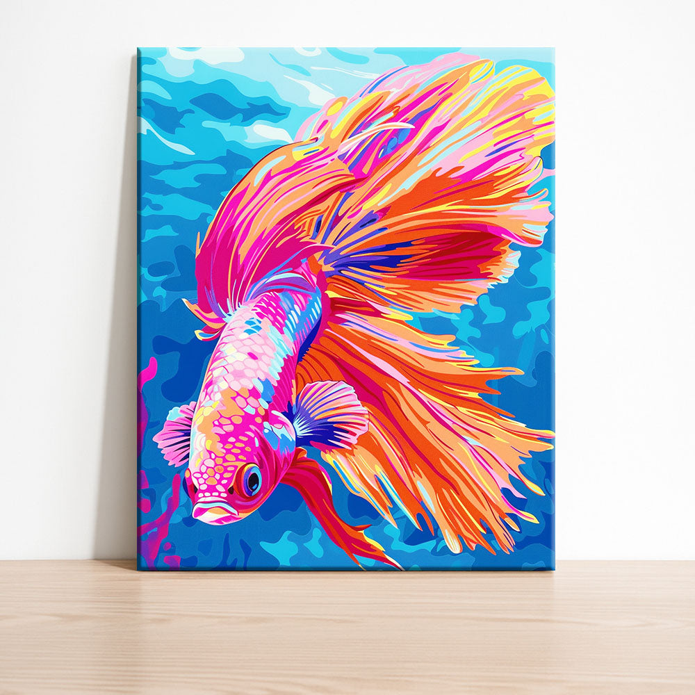 Betta-Glut - Malen nach Zahlen