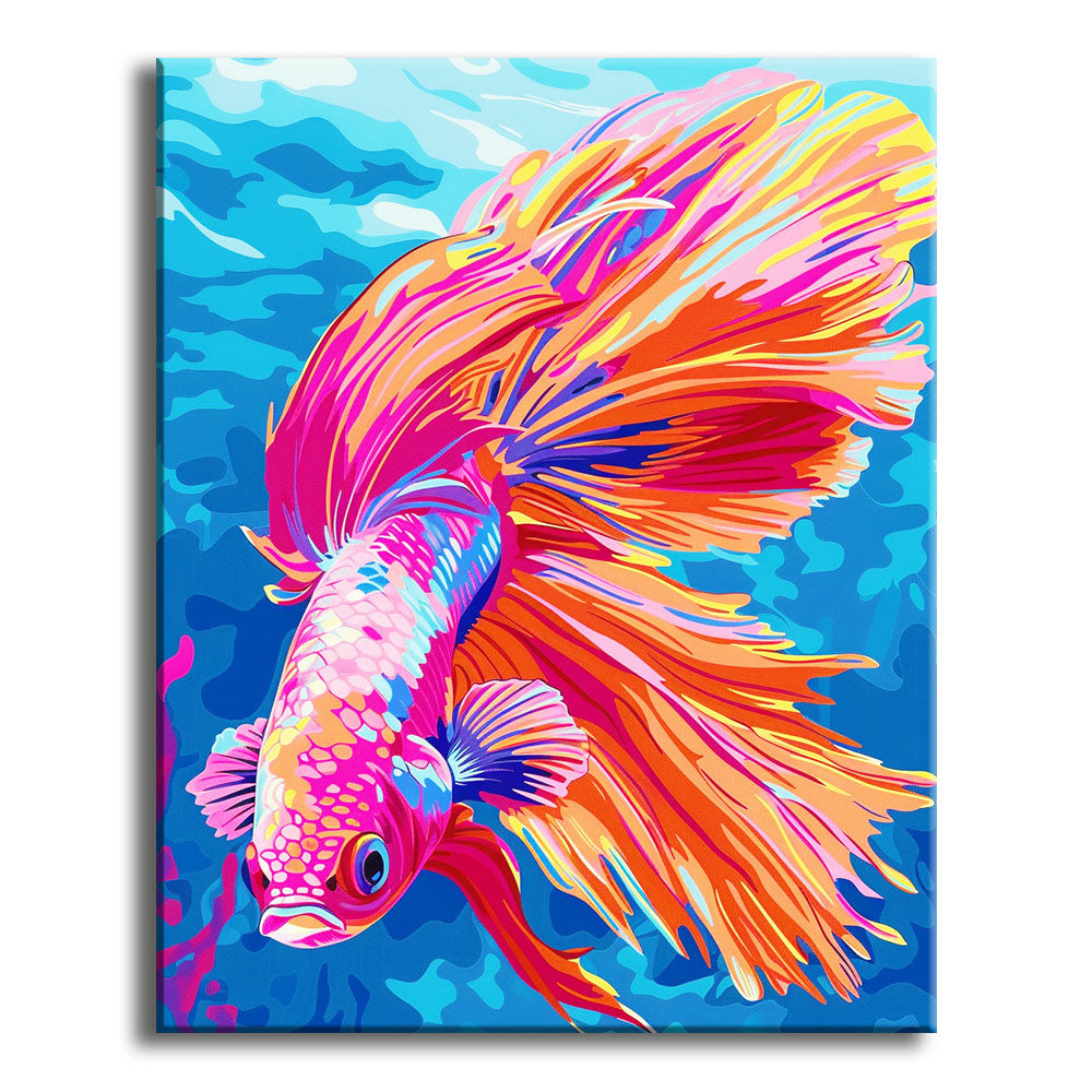 Betta-Glut - Malen nach Zahlen