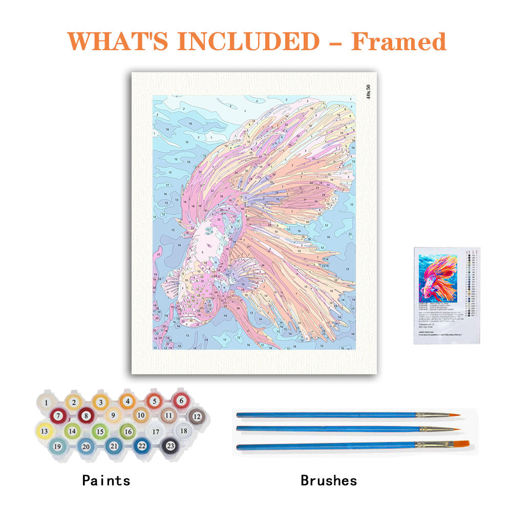 Betta-Glut - Malen nach Zahlen