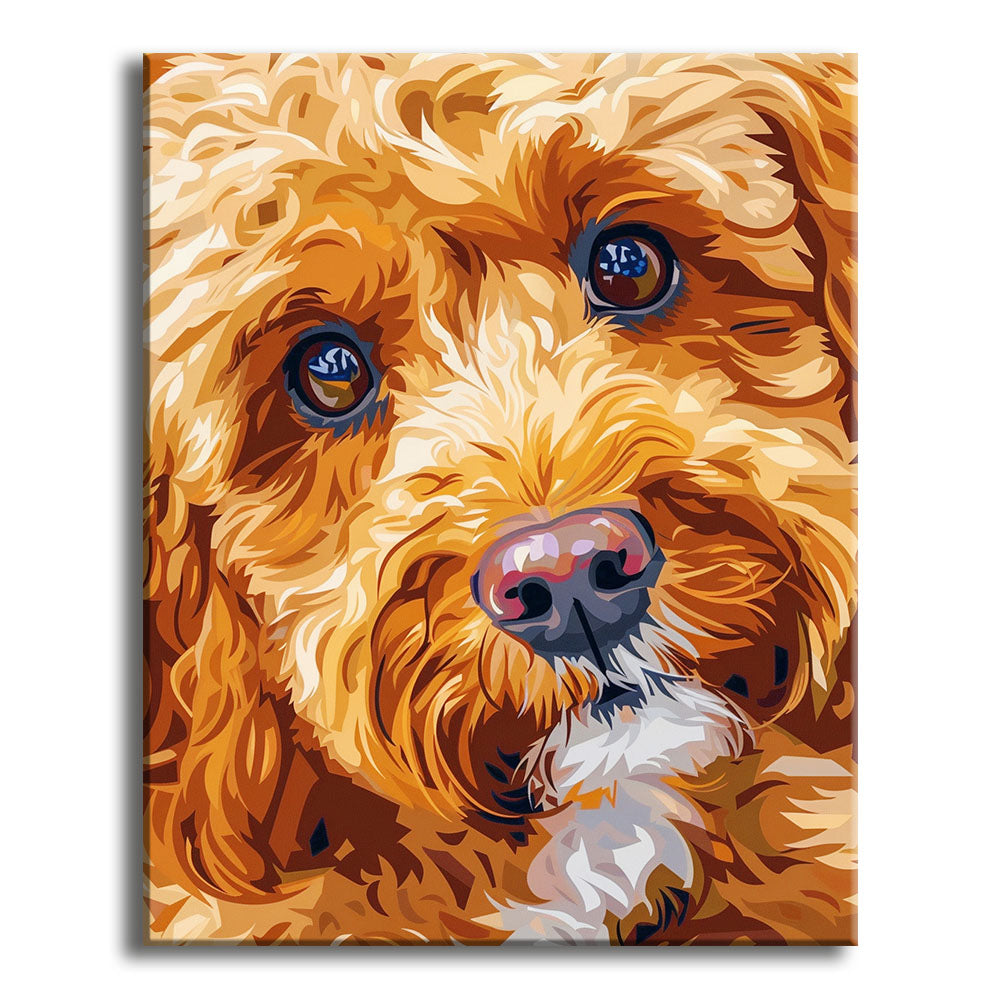 Karamelllocken - Malen nach Zahlen