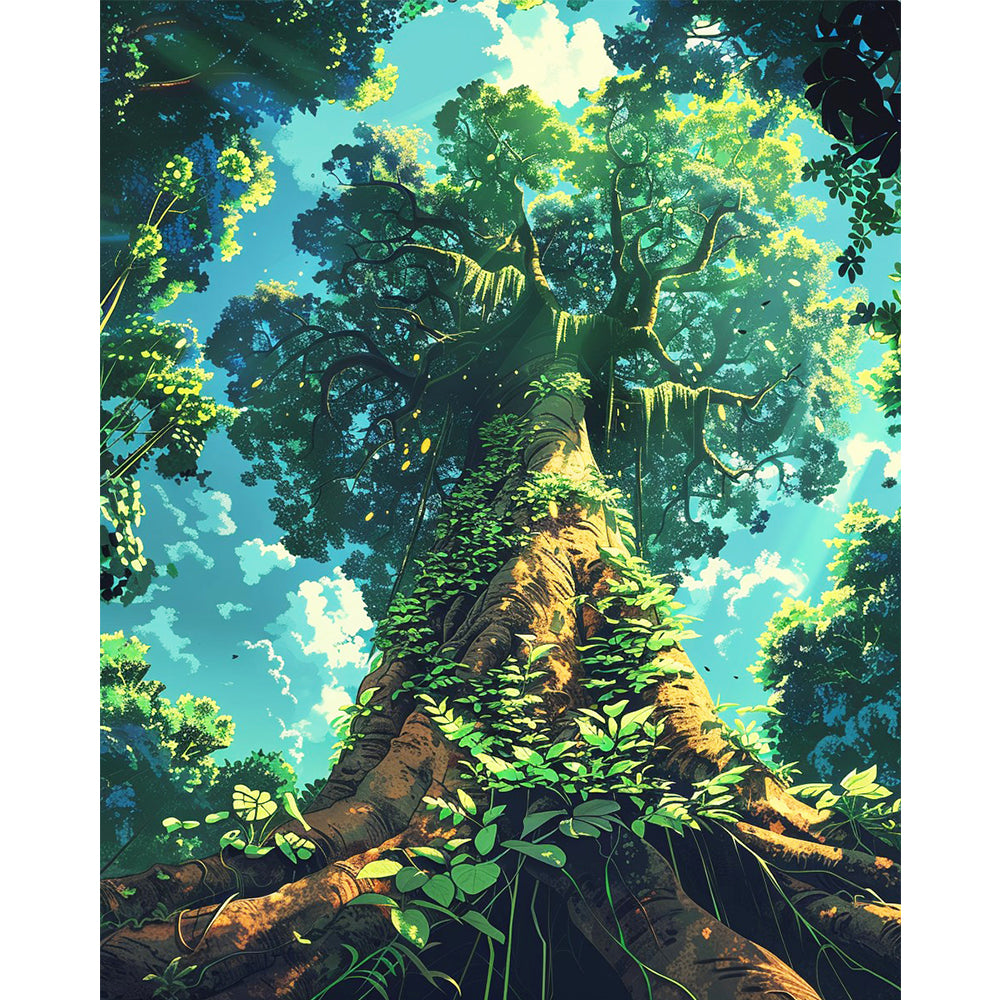 Himmlisches Blätterdach