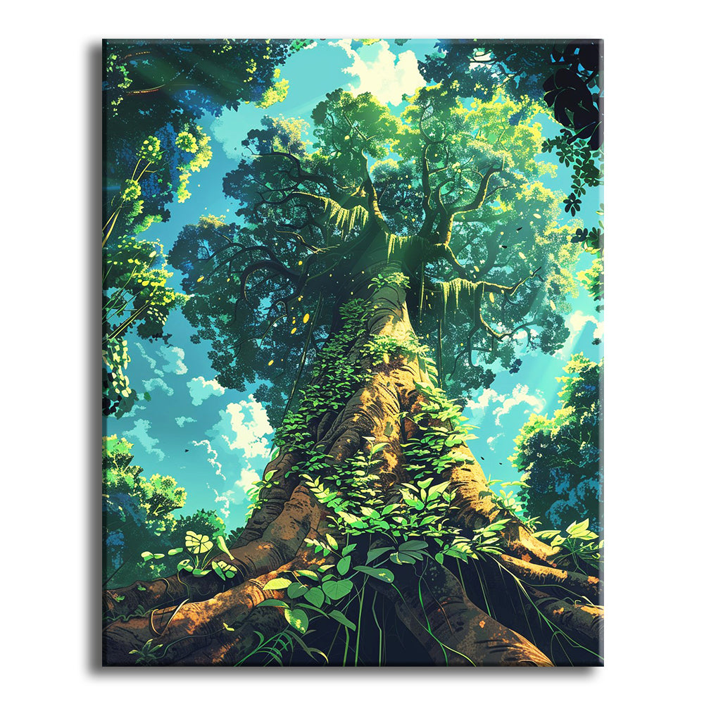 Himmlisches Blätterdach