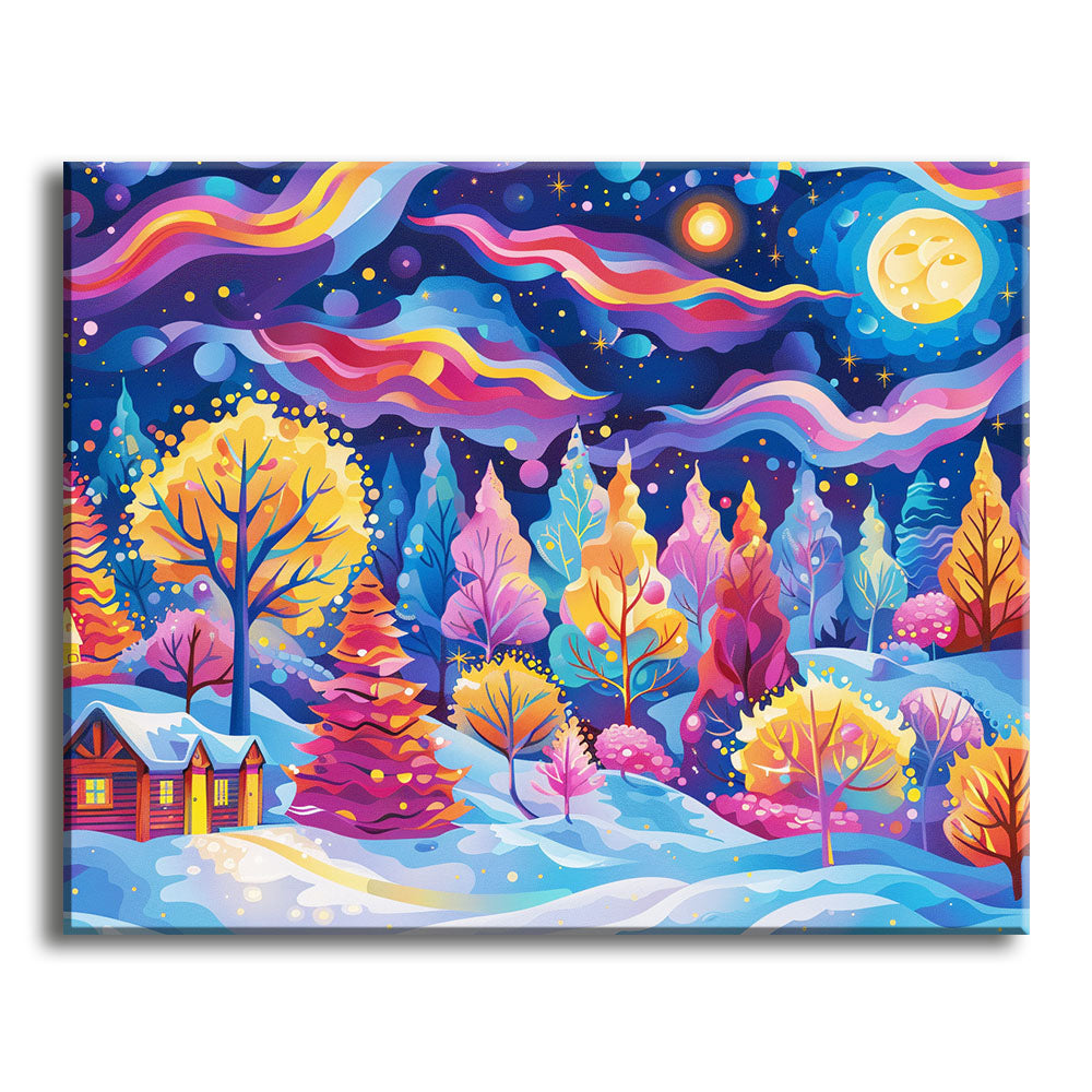 Himmlisches Fest - Malen nach Zahlen