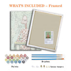 Karierte Kontemplation - Malen nach Zahlen