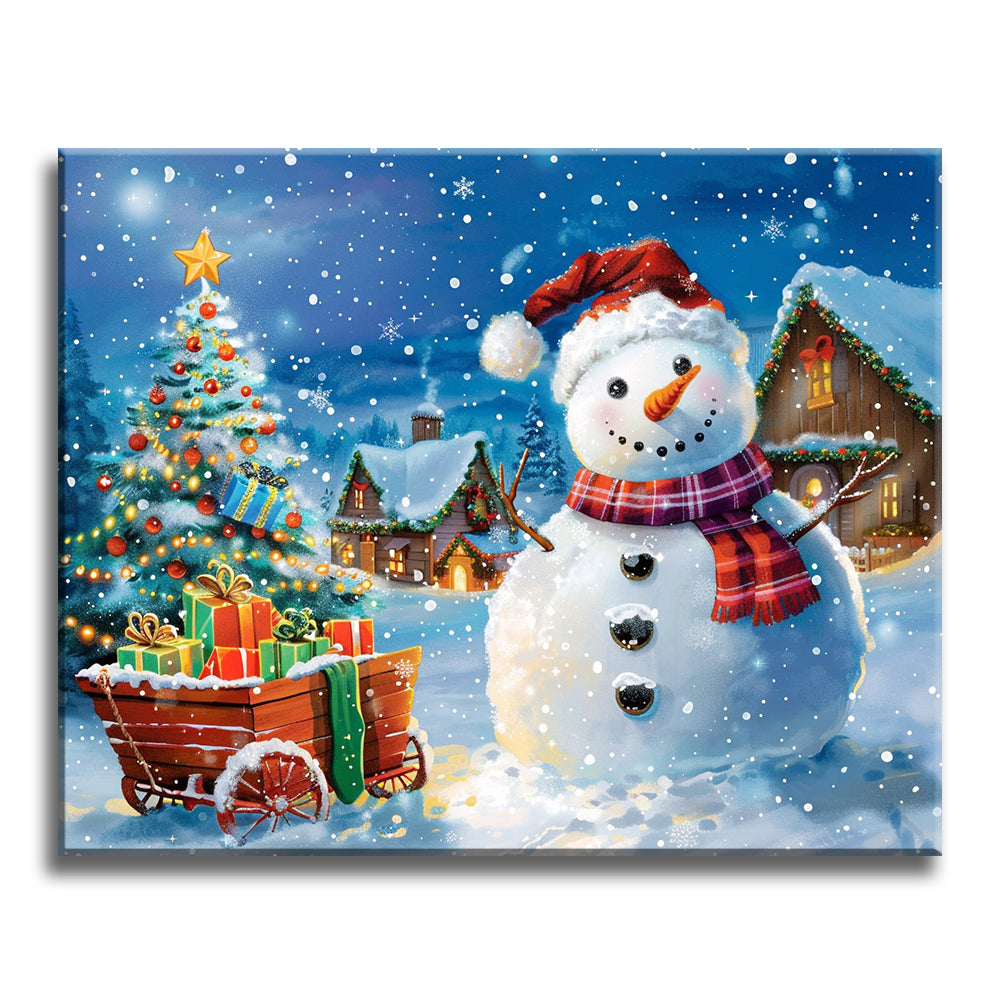 Weihnachtsschneemanns Gemütliches Wunderland