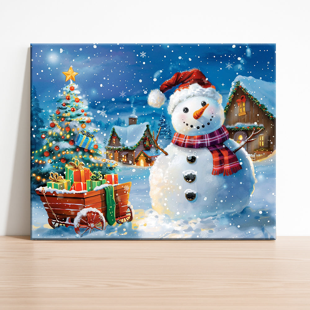 Weihnachtsschneemanns Gemütliches Wunderland