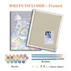 Chromatische Coole Katze - Malen nach Zahlen