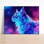 Kosmischer Luchs - Malen nach Zahlen