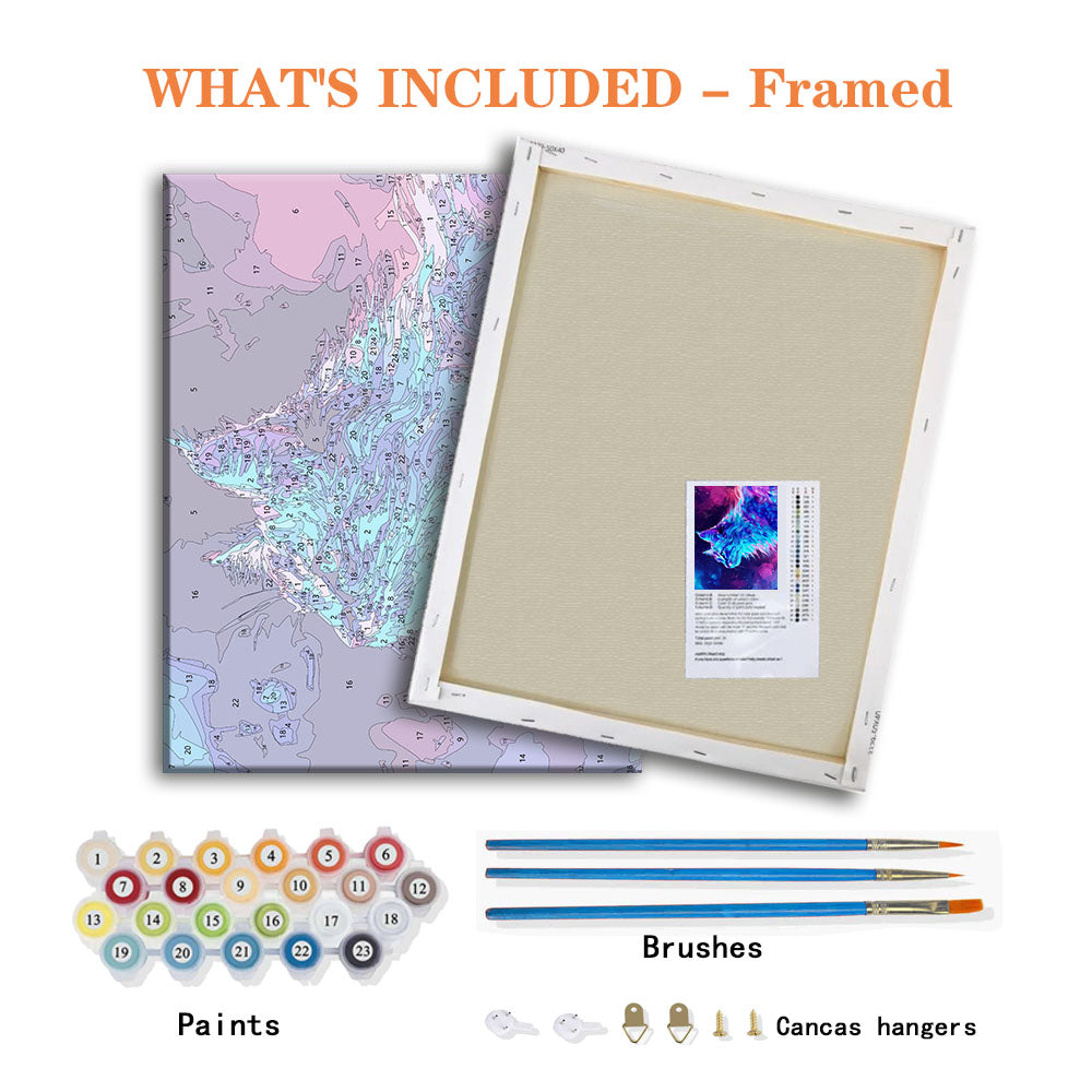 Kosmischer Luchs - Malen nach Zahlen