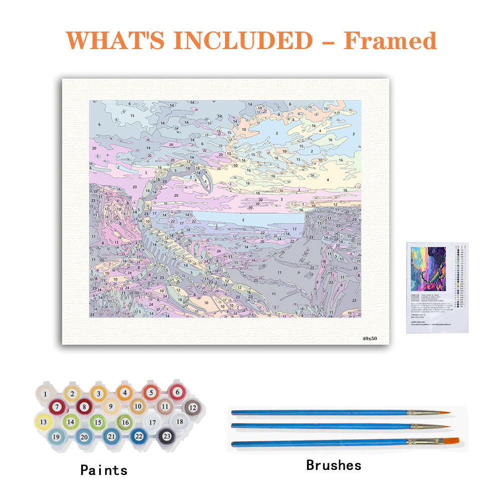 Wüstengespenst – Malen nach Zahlen