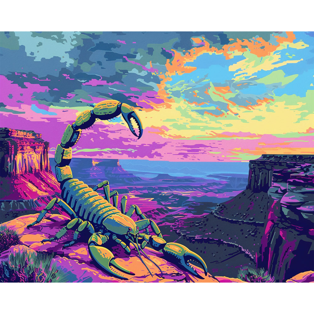 Wüstengespenst – Malen nach Zahlen