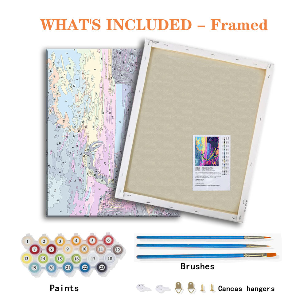 Wüstengespenst – Malen nach Zahlen