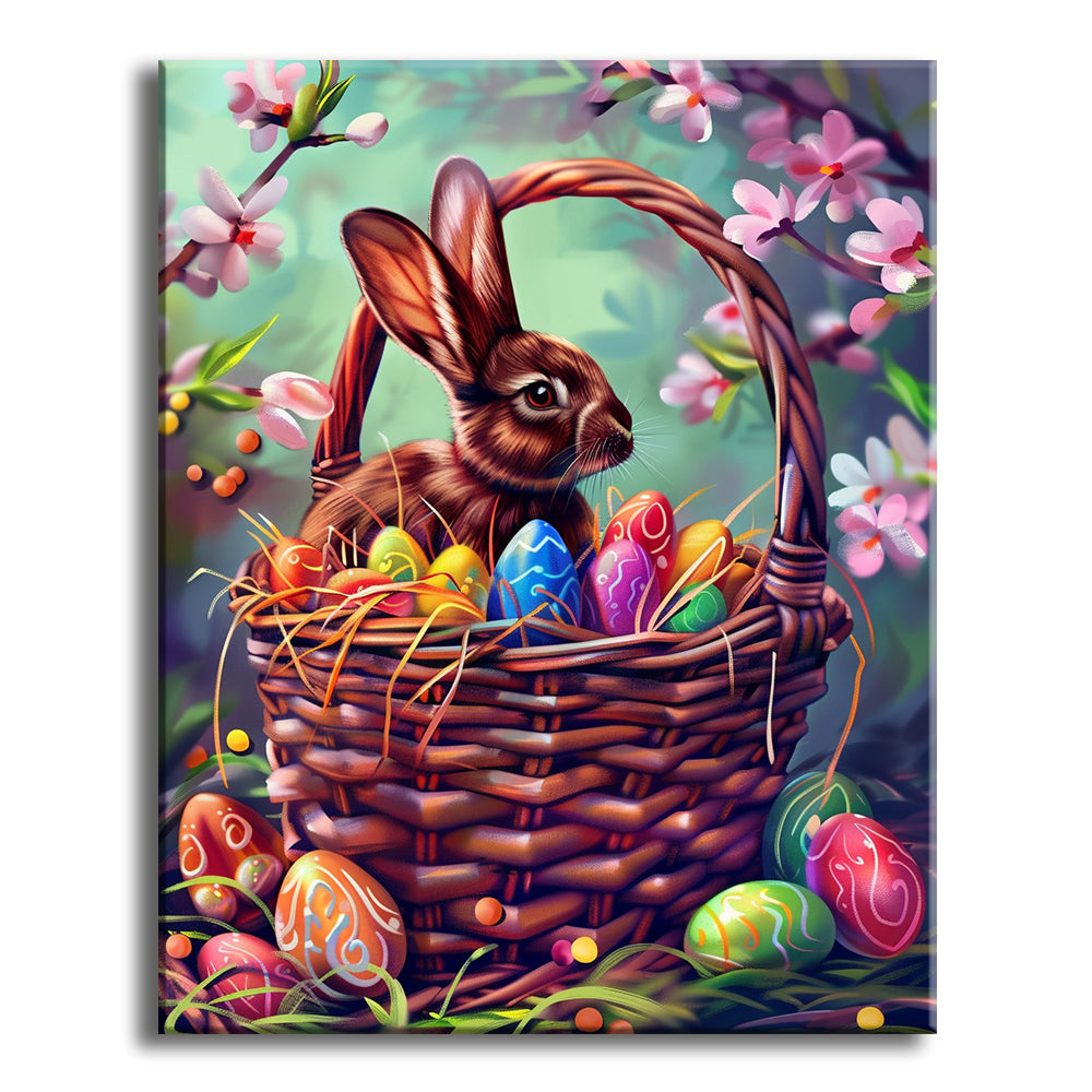 Osterhase & Eier - Malen nach Zahlen