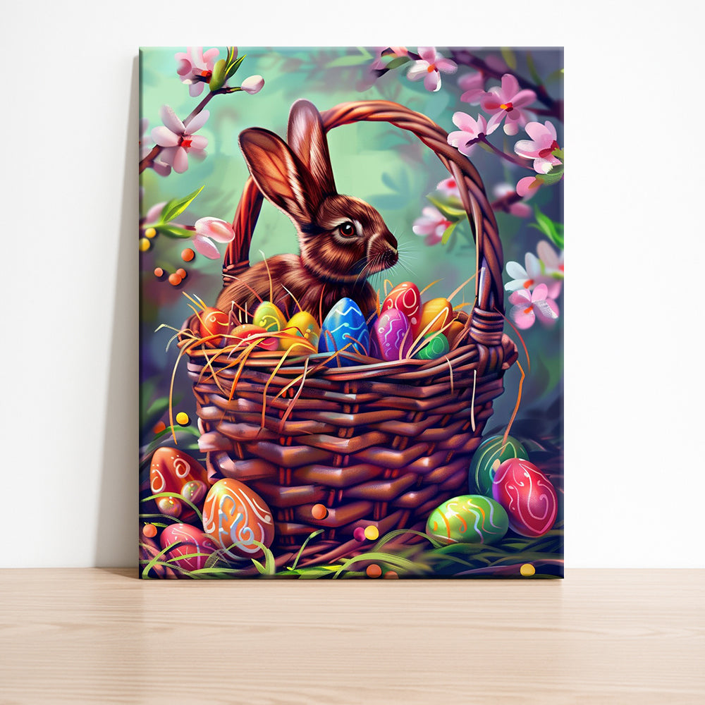 Osterhase & Eier - Malen nach Zahlen