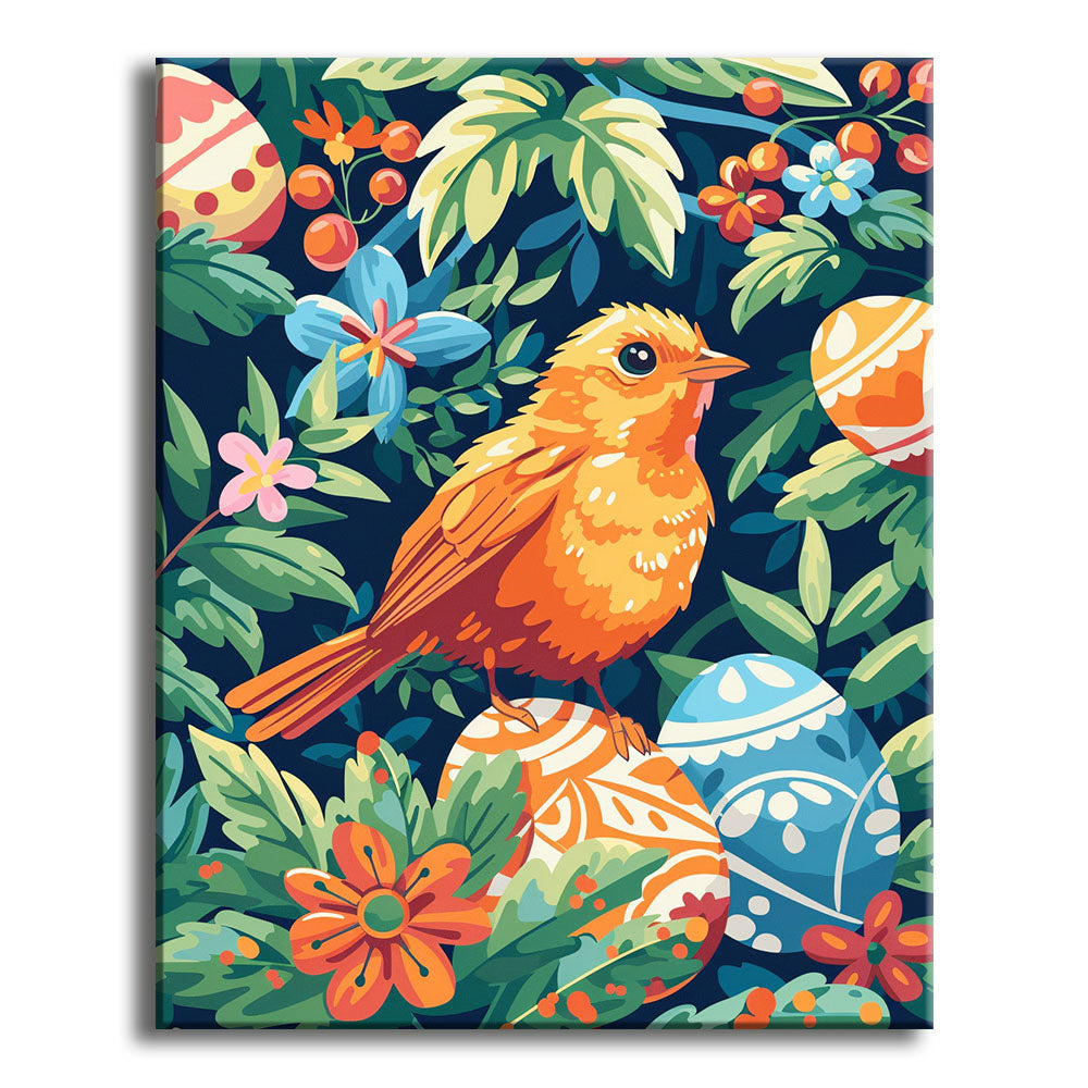 Ostergarten-Entdeckung – Malen nach Zahlen