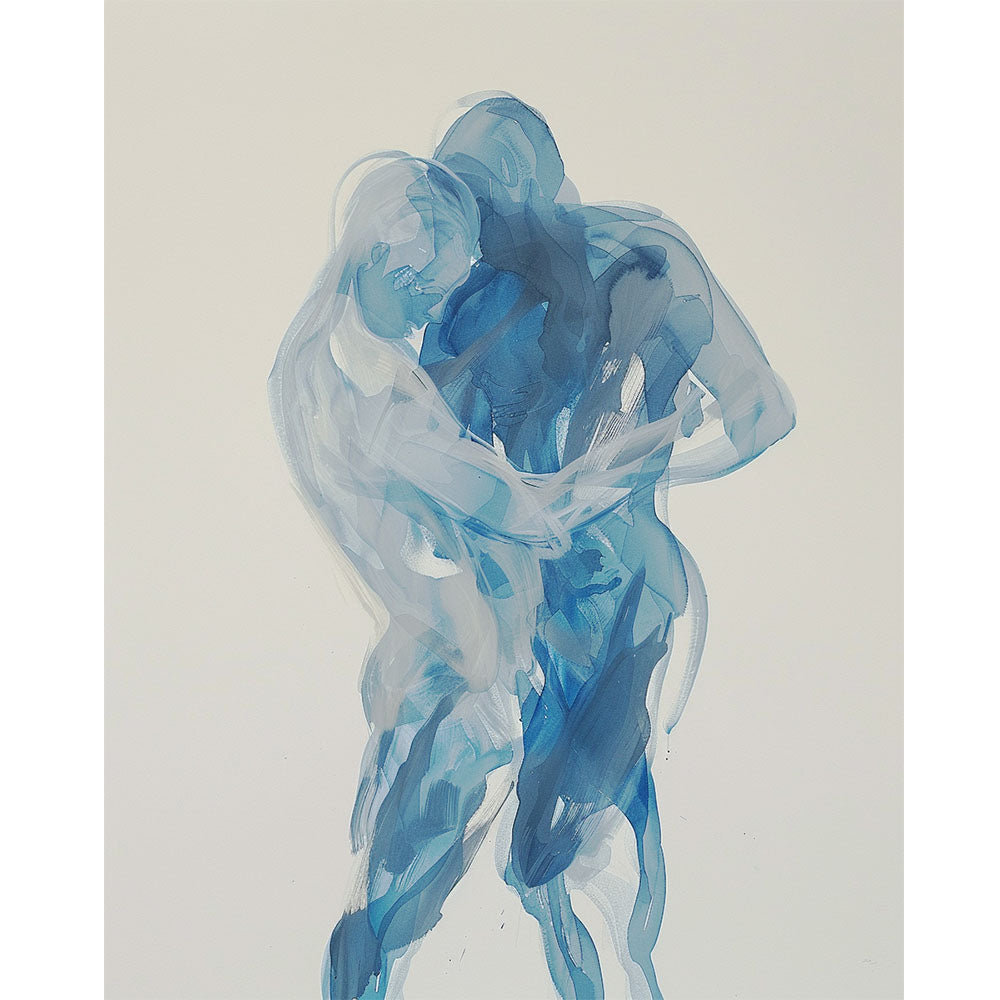 Ätherische Umarmung - Malen nach Zahlen