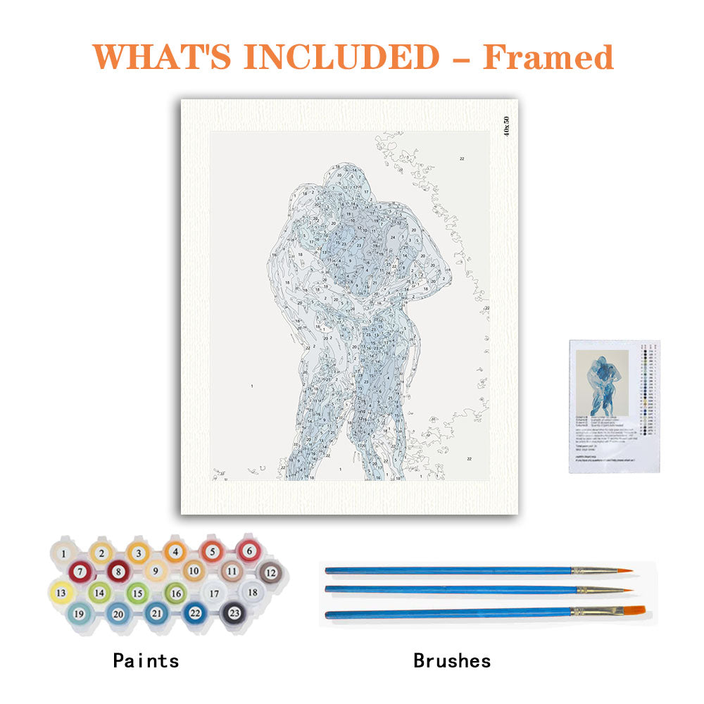 Ätherische Umarmung - Malen nach Zahlen