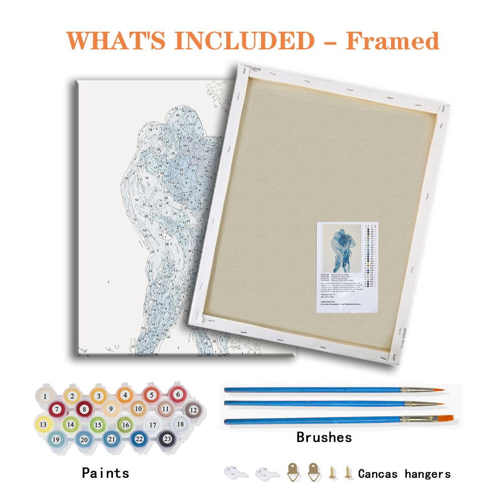 Ätherische Umarmung - Malen nach Zahlen