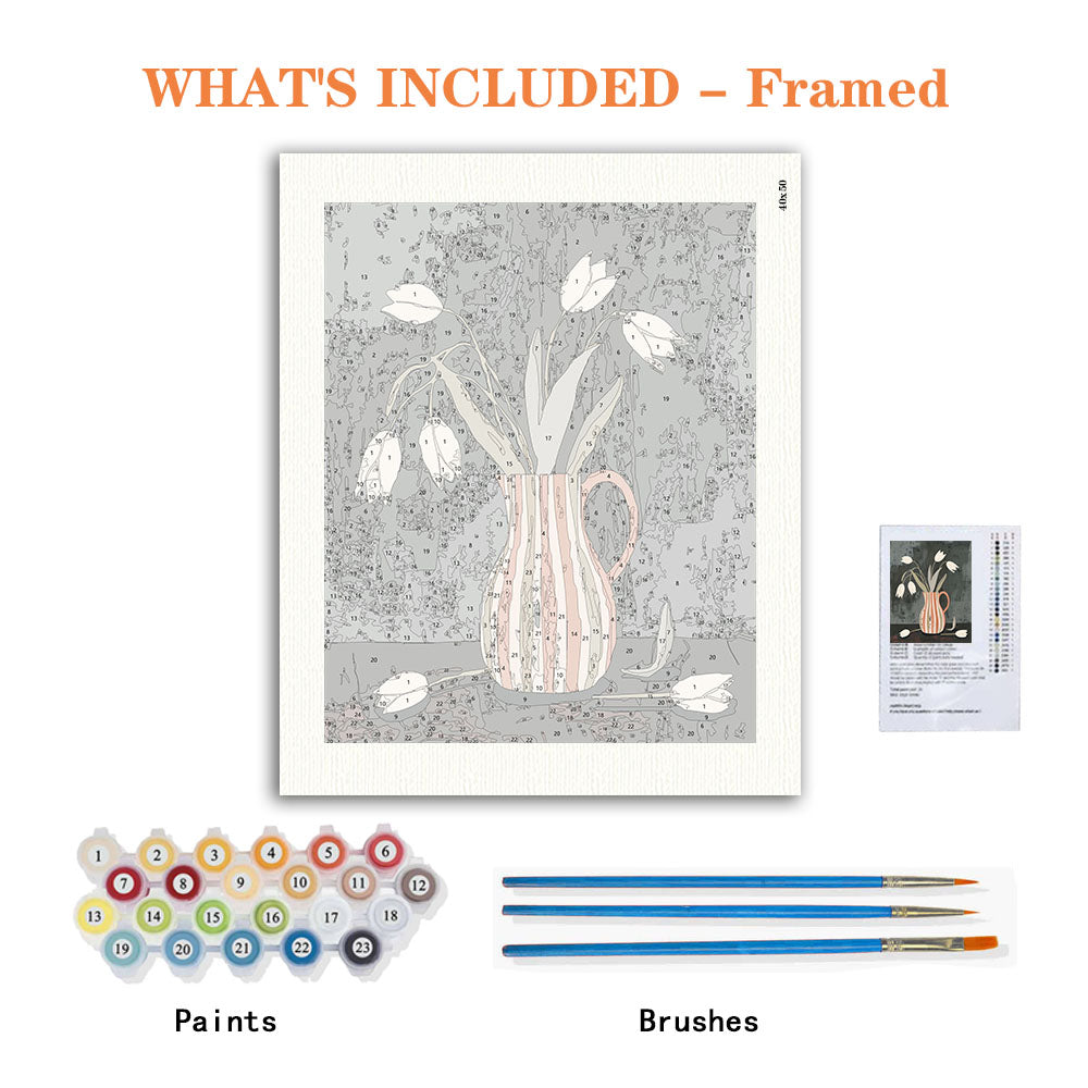 Verblassende Anmut - Malen nach Zahlen