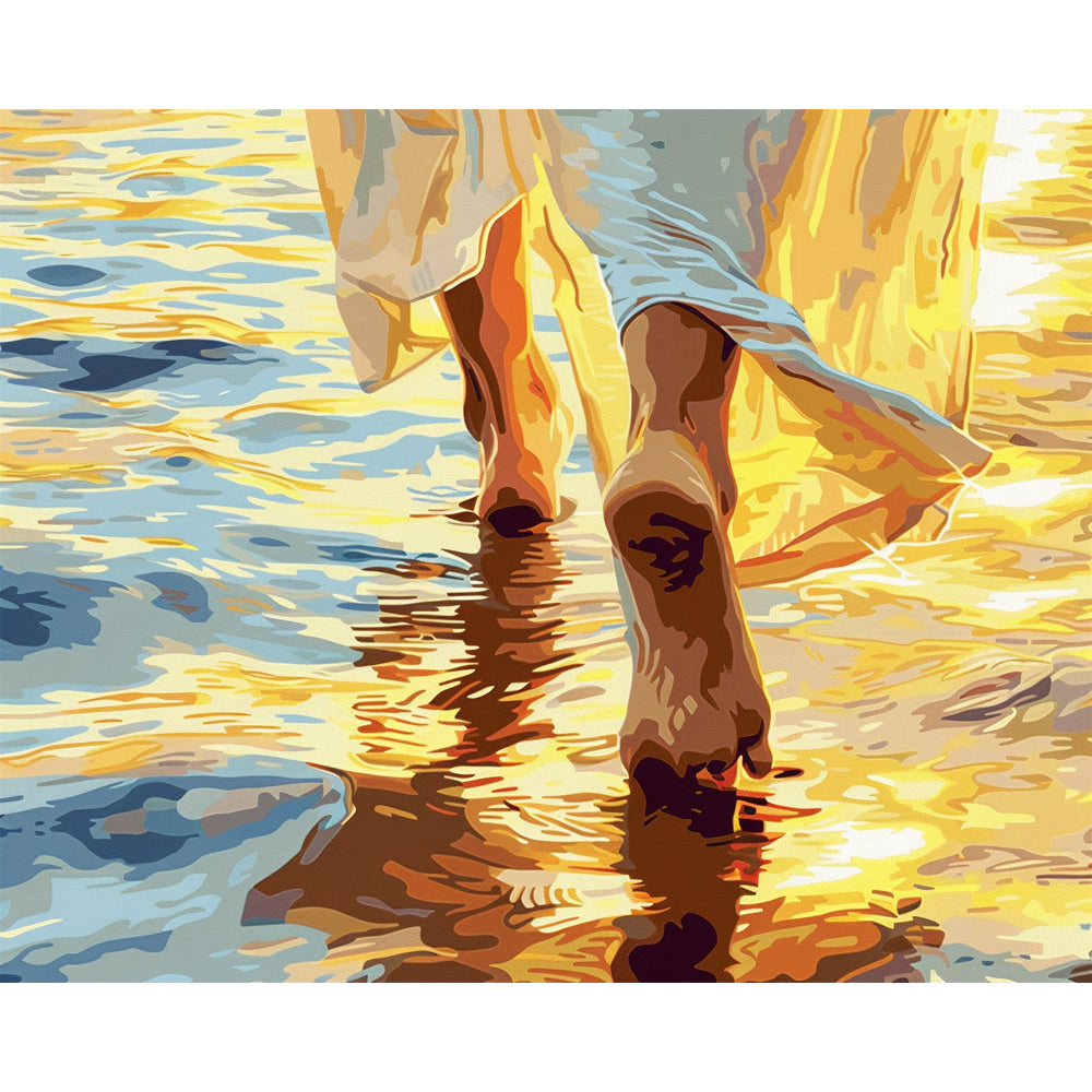 Gläubige Schritte – Malen nach Zahlen