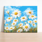 Sonnenblumenfeld – Malen nach Zahlen