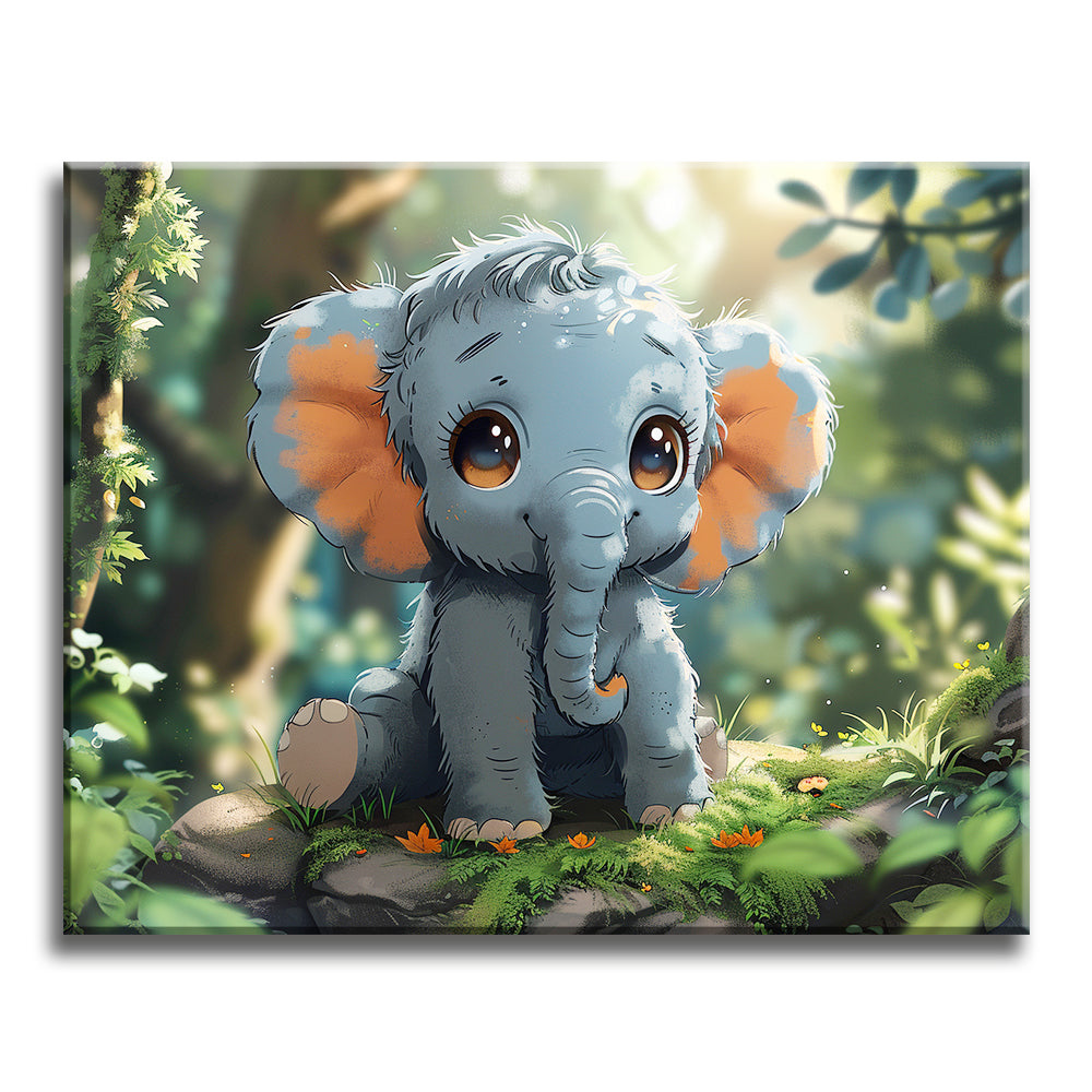 Wald-Elefantenbaby