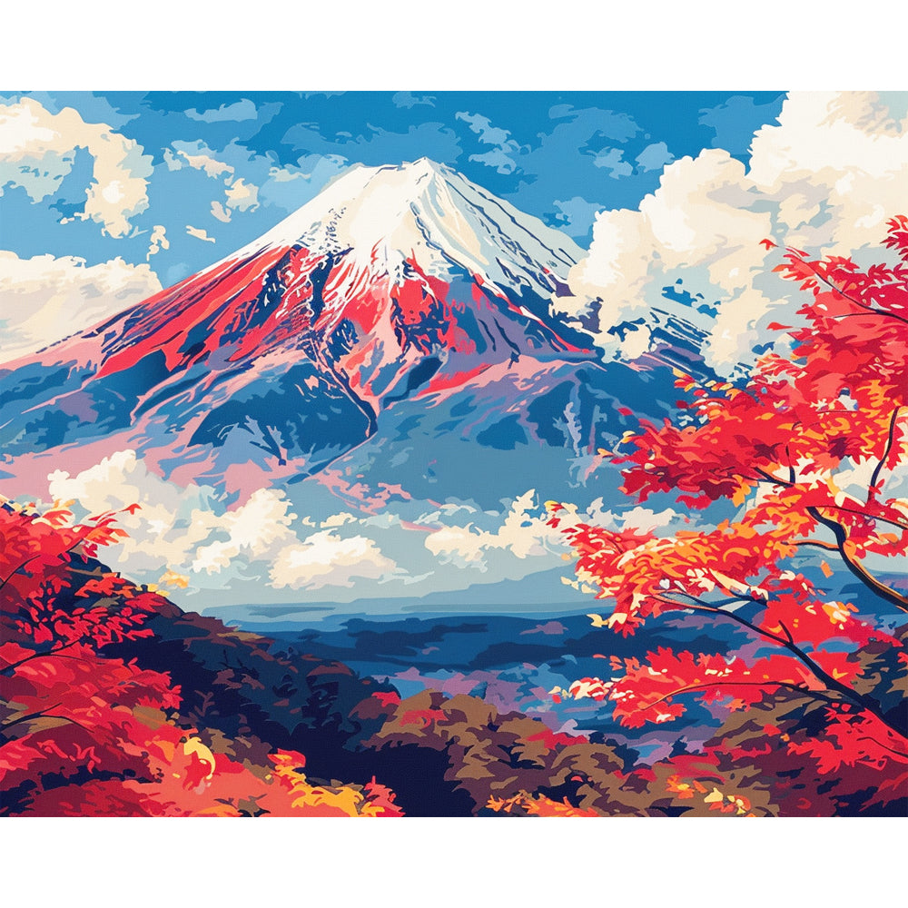 Fujis feuriger Herbst