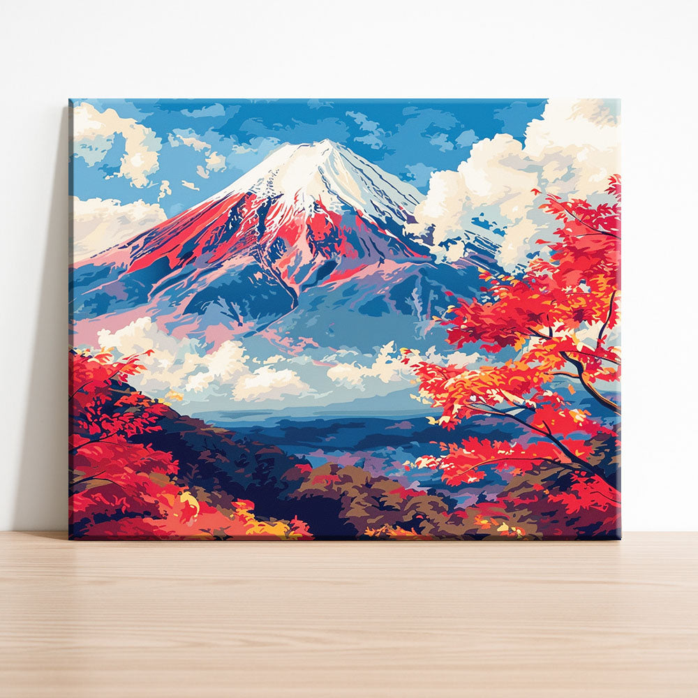 Fujis feuriger Herbst