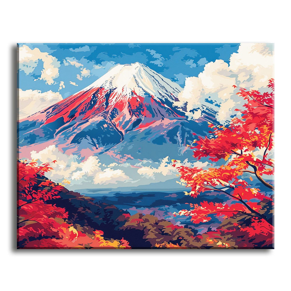 Fujis feuriger Herbst