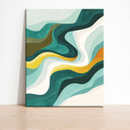 Goldener Strom - Malen nach Zahlen