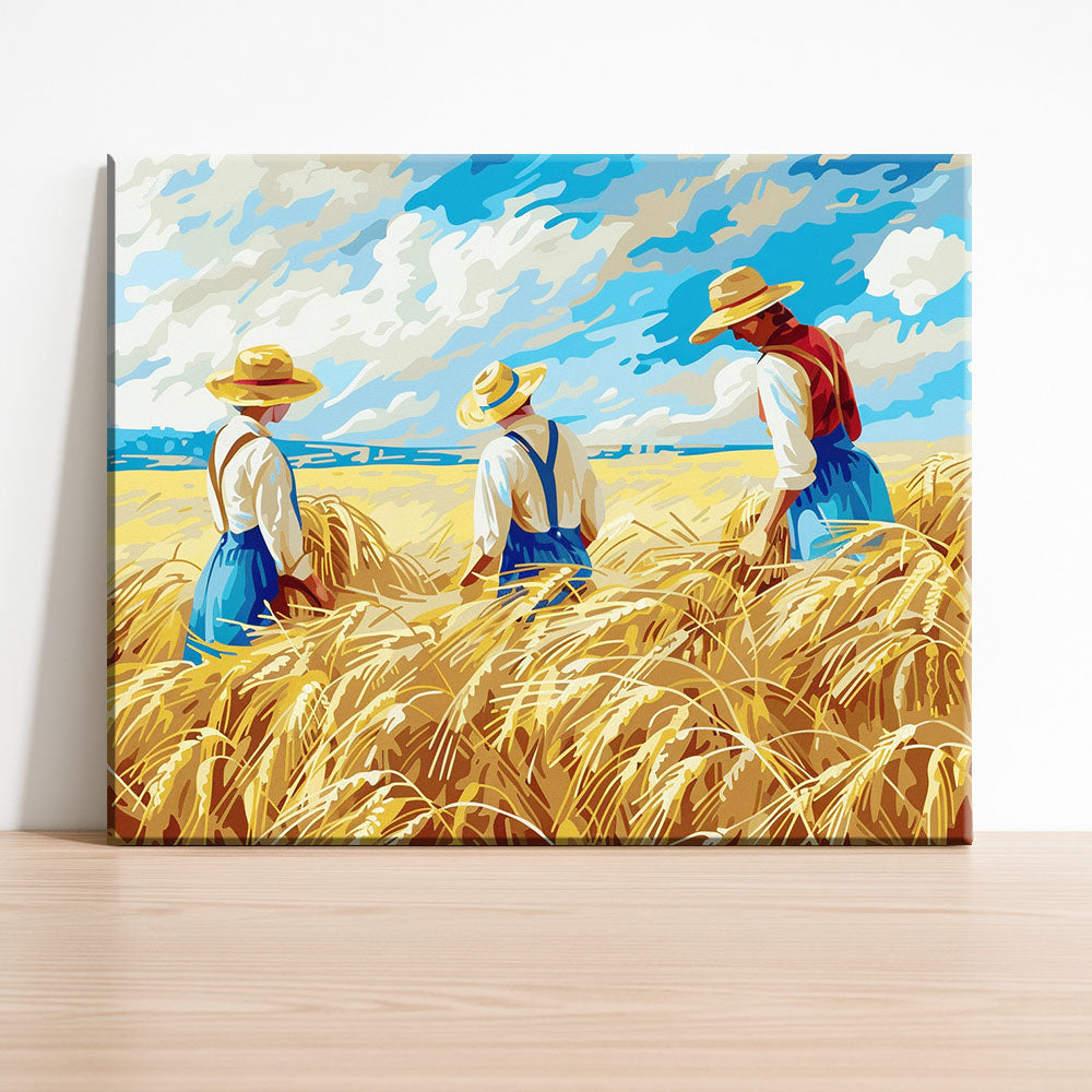 Goldene Ernte – Malen nach Zahlen
