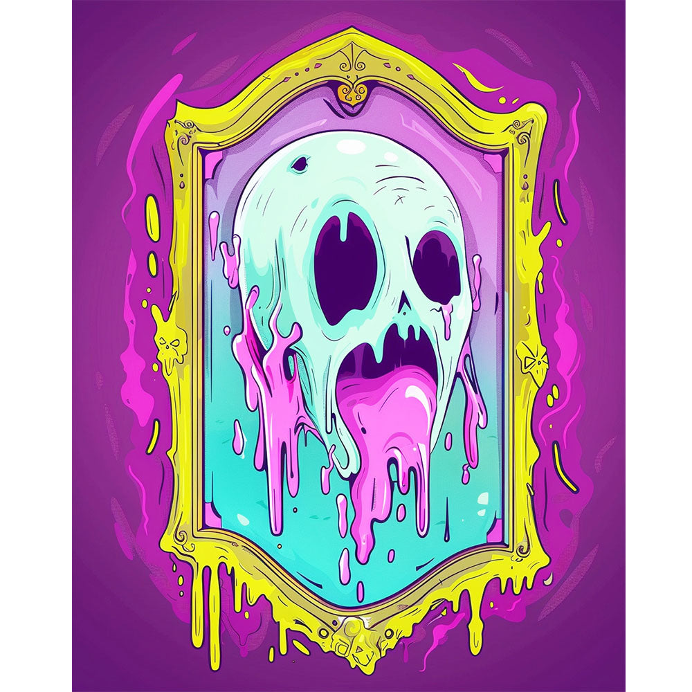 Schleimige Erscheinung - Malen nach Zahlen