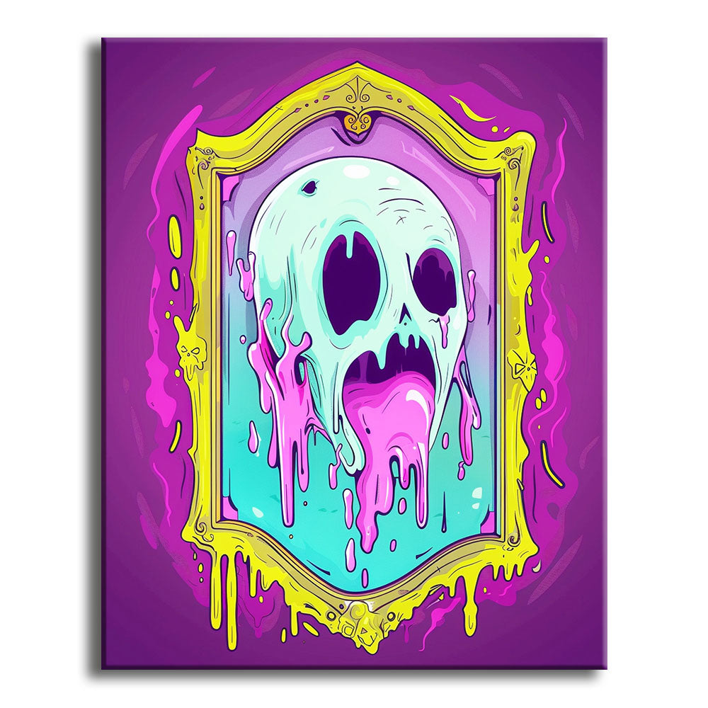 Schleimige Erscheinung - Malen nach Zahlen